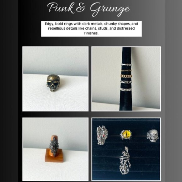 Vintage Mystery Ring Bundle – Choose Your Aesthetic Style - Picture 8 of 10